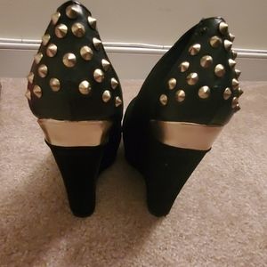 Used Spiked Heel Wedges